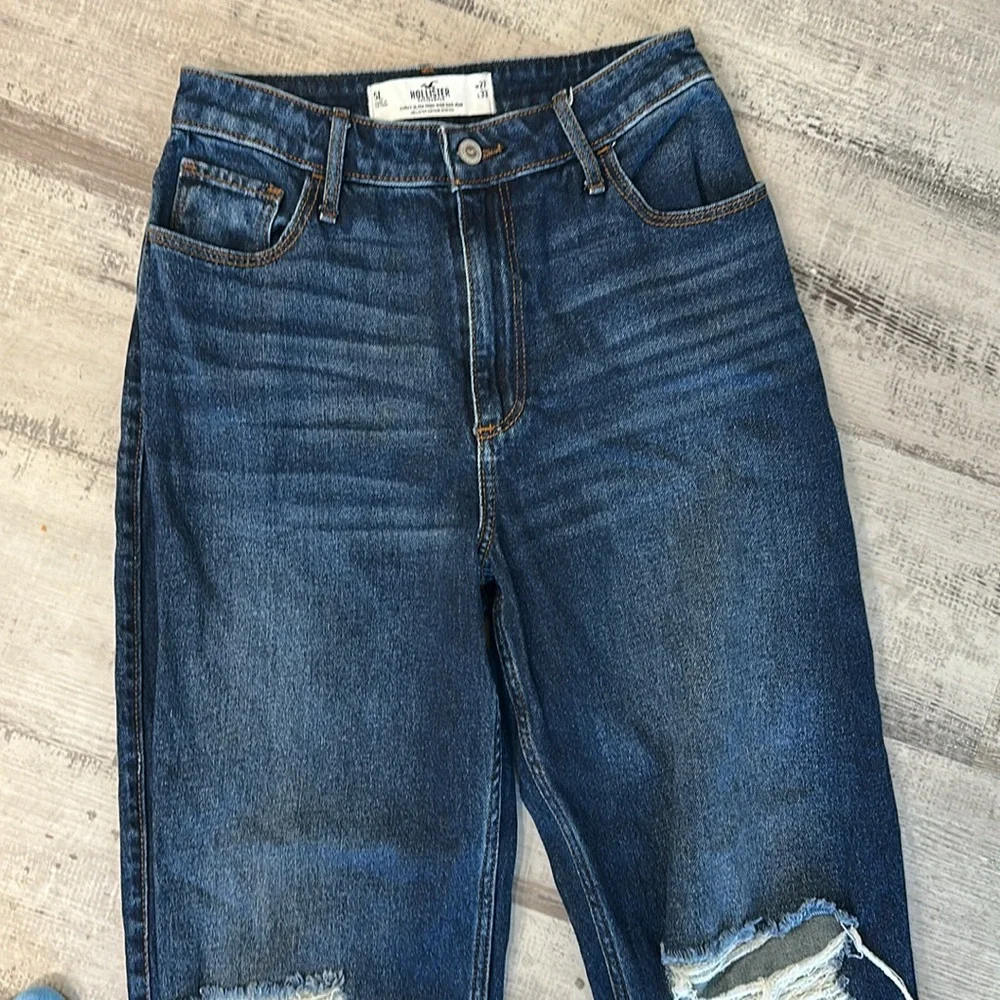 Hollister Curvy Ultra High Rise Dad Jean Vintage Stretch Women’s size 27 - Picture 2 of 6